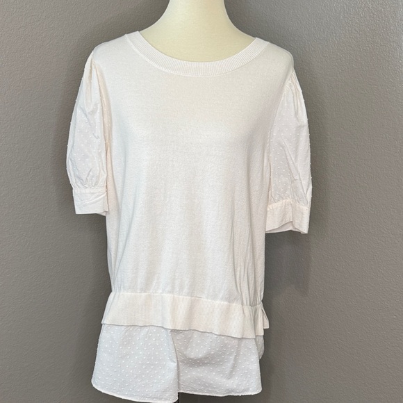 LOFT Tops - Loft short sleeve sweater LARGE